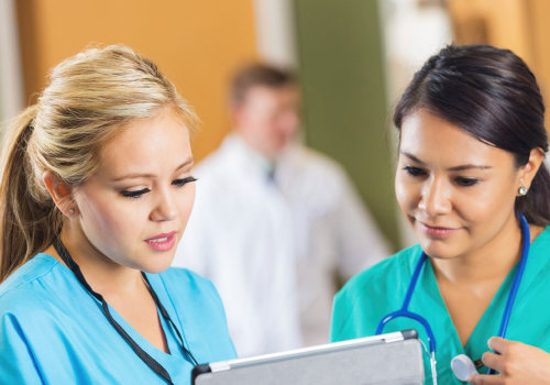 What are the four major areas of nursing practice?